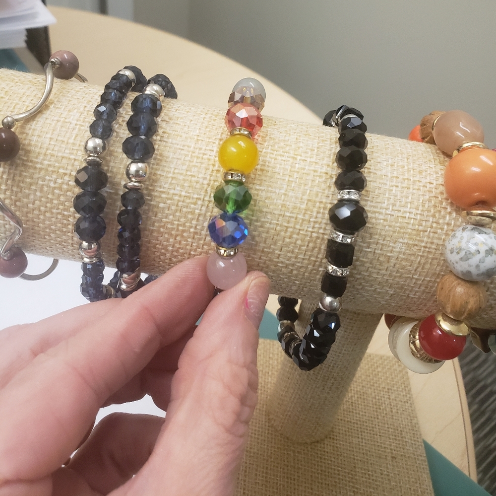 Bracelet Bundle, Stretch Bracelet Bundle, 9 Stret… - image 5